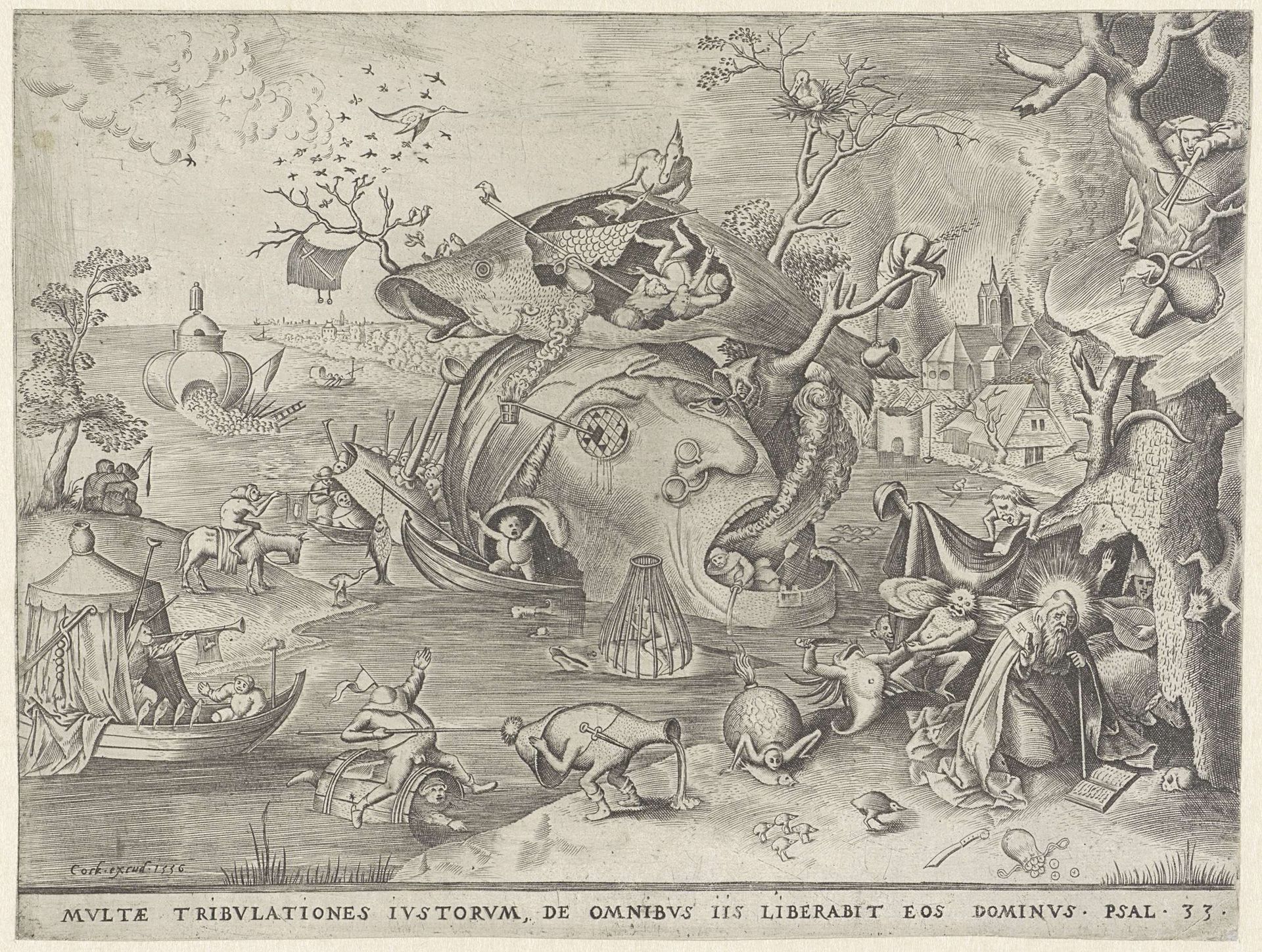 Verzoeking van de H. Antonius by Pieter van der Heyden