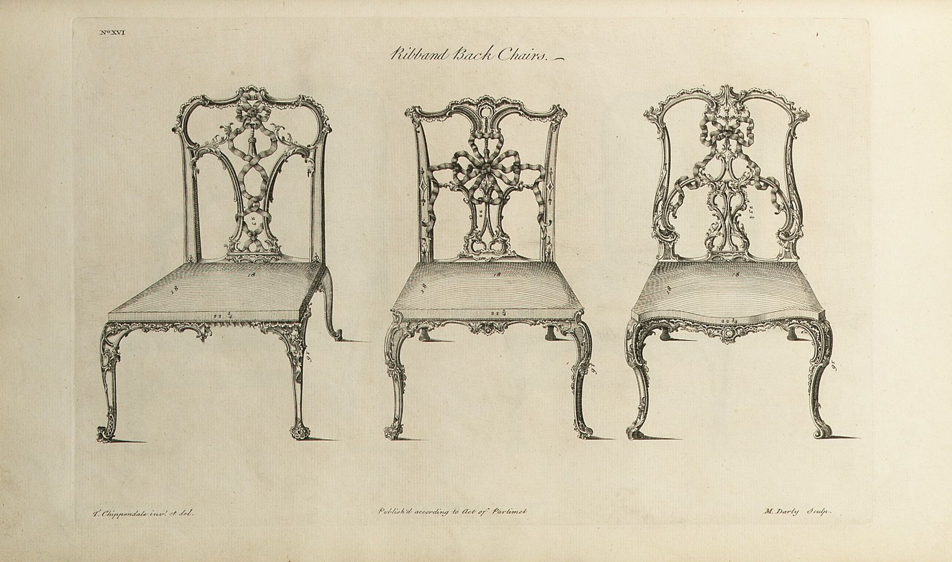 The Gentleman and Cabinet-maker's Director:  Being a Large Collection of . . . Designs of Household Furniture in the Gothic, Chinese and Modern Taste . . . by Thomas Chippendale