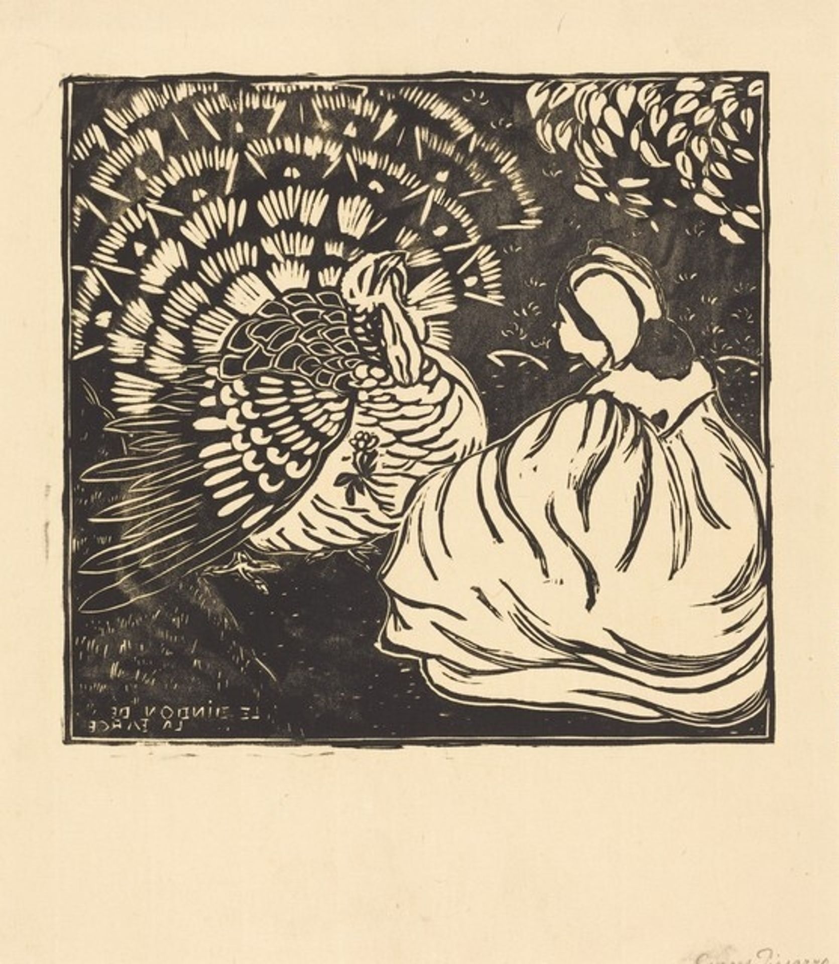 Le Dindon de la Farce (Turkey of the Farce) by Georges Manzana-Pissarro
