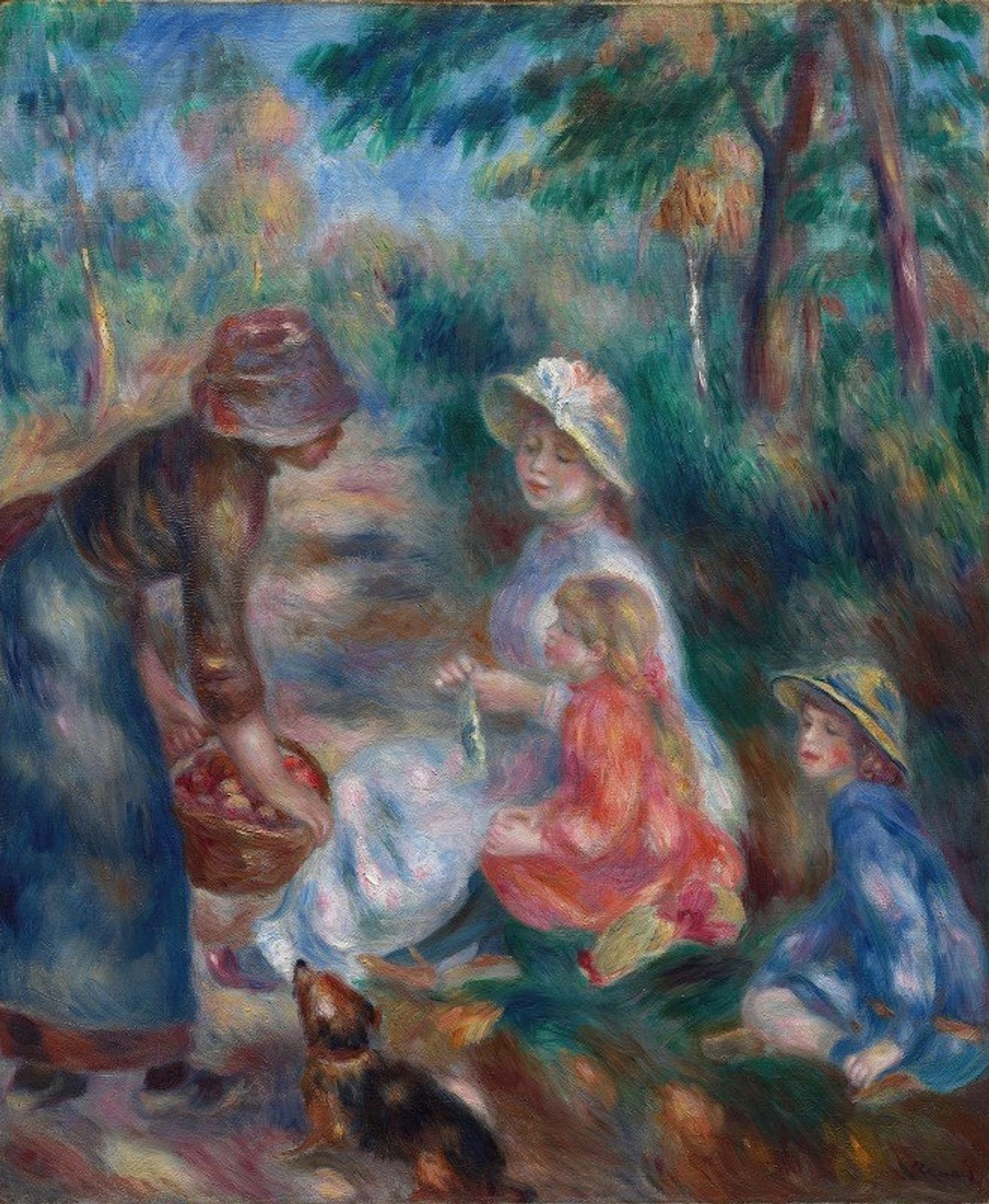 The Apple Seller by Pierre-Auguste Renoir