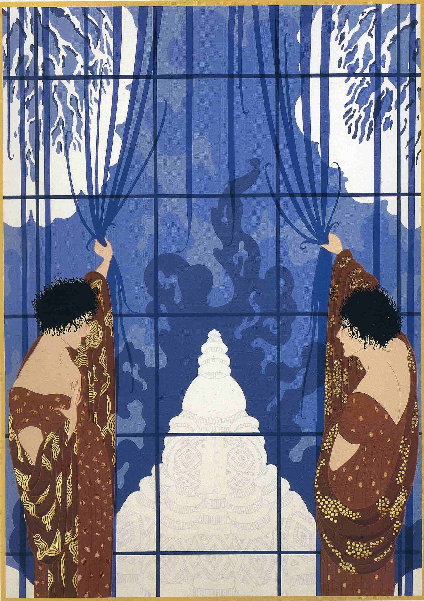 Winter's Arrival by Erte