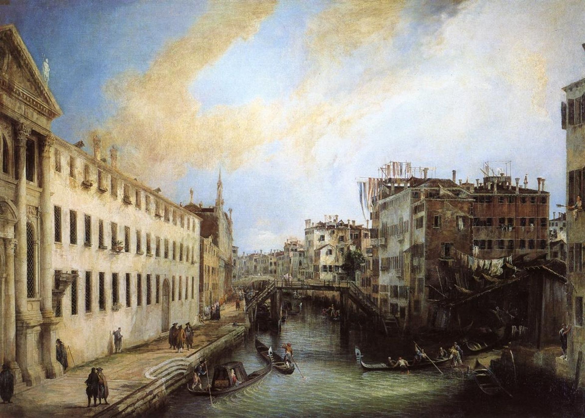 Rio dei Mendicanti by Canaletto
