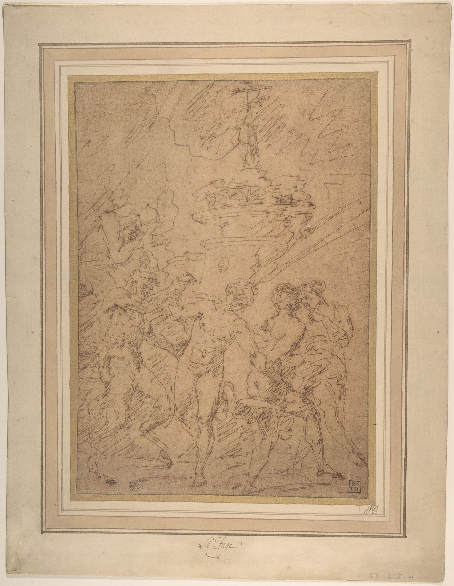 Satyr and Nymphs Dancing by Raymond de La Fage