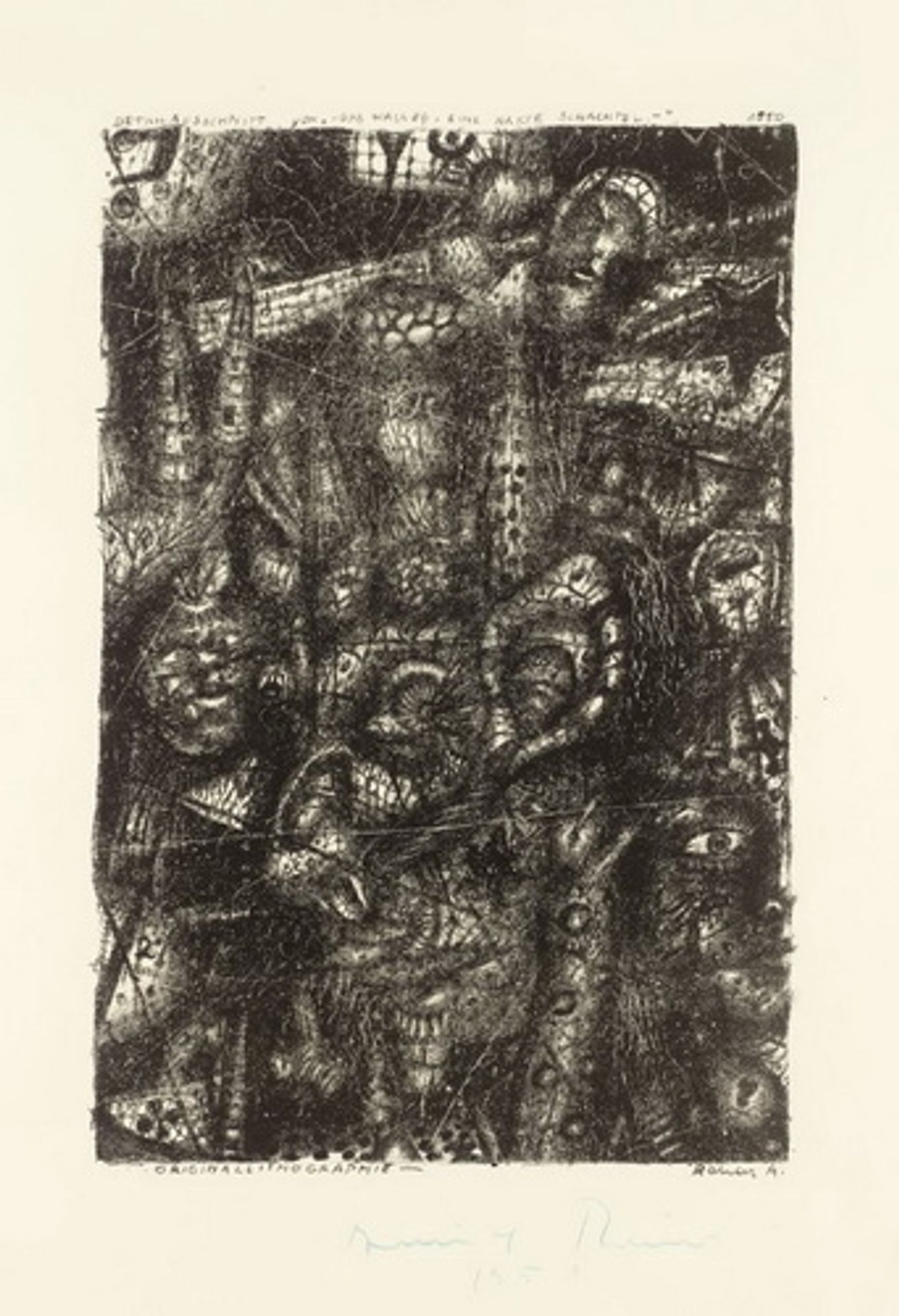 The Water is a Naked Box by Arnulf Rainer
