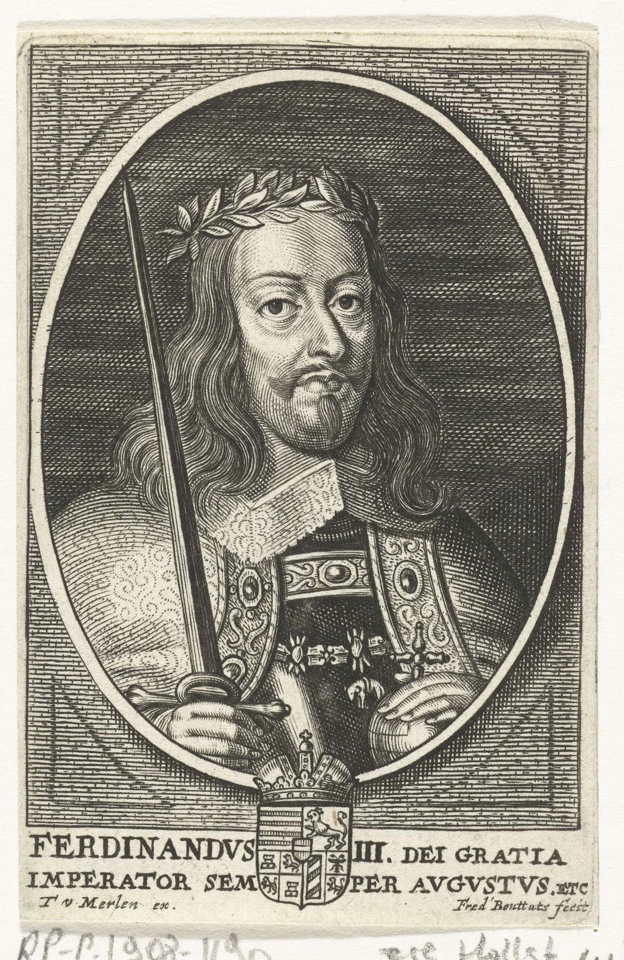 Portret van Ferdinand III by Frederik (I) Bouttats