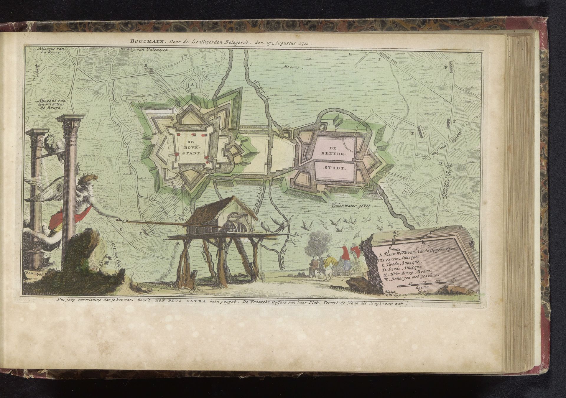 Beleg van Bouchain, 1711 by Anonymous