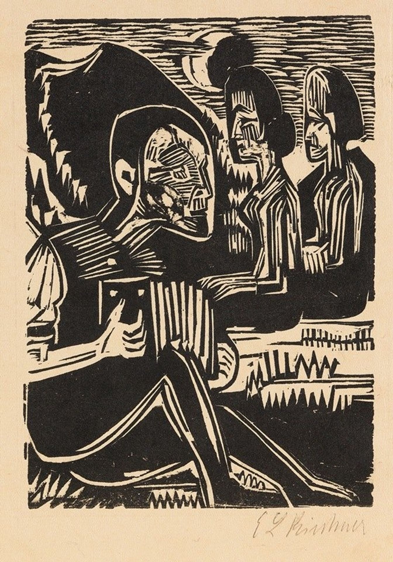 Mondnacht by Ernst Ludwig Kirchner