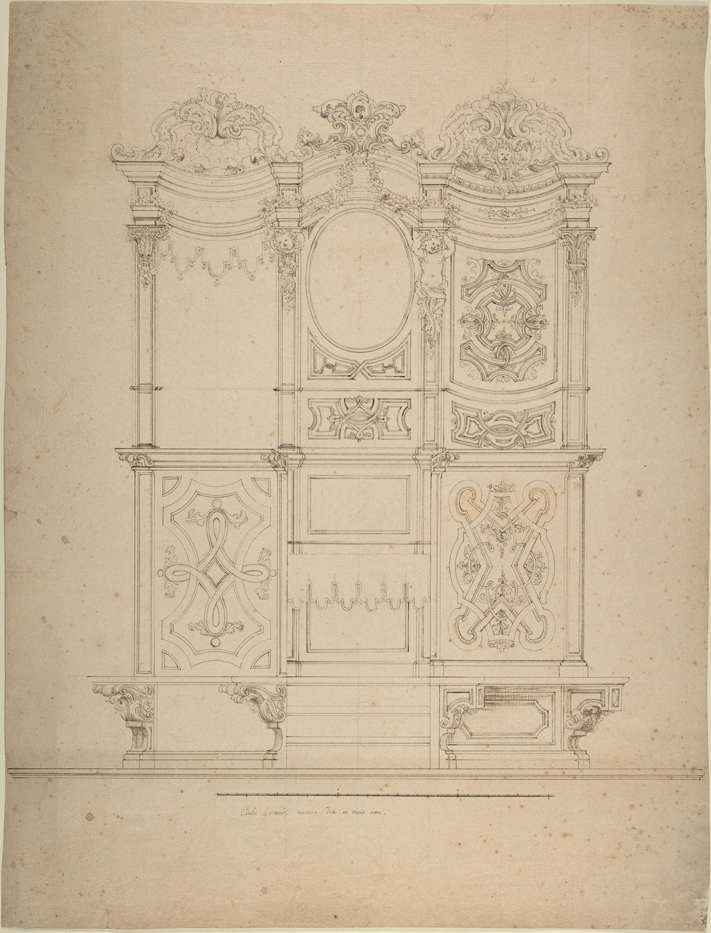 Design for the Ornamentation of a Wall or a Private Altar by Anonymous