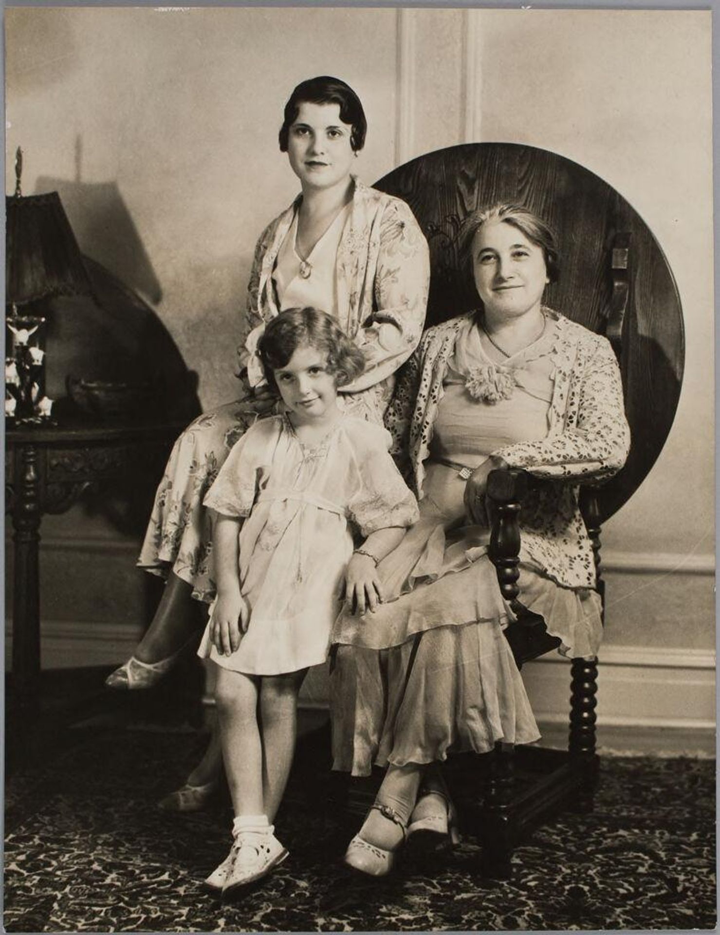Untitled (two women and little girl) by Martin Schweig