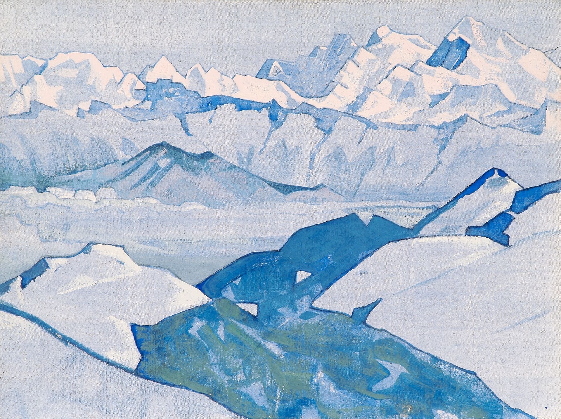 Ridge of Everest by Nicholas Roerich