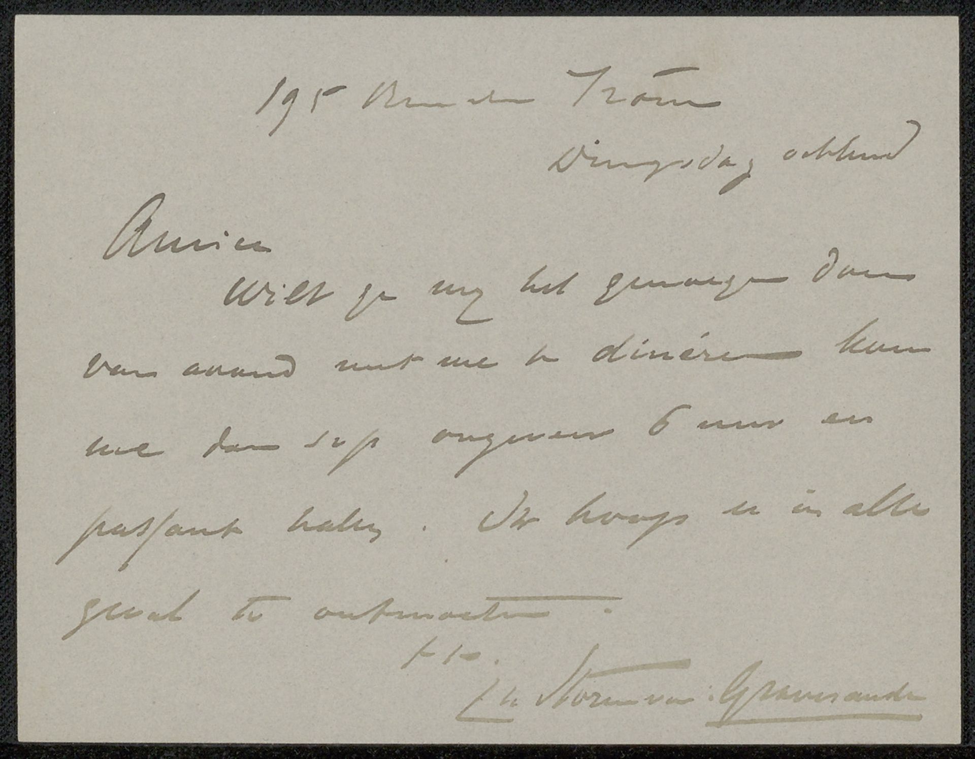 Brief aan Philip Zilcken by Carel Nicolaas Storm van 's-Gravesande