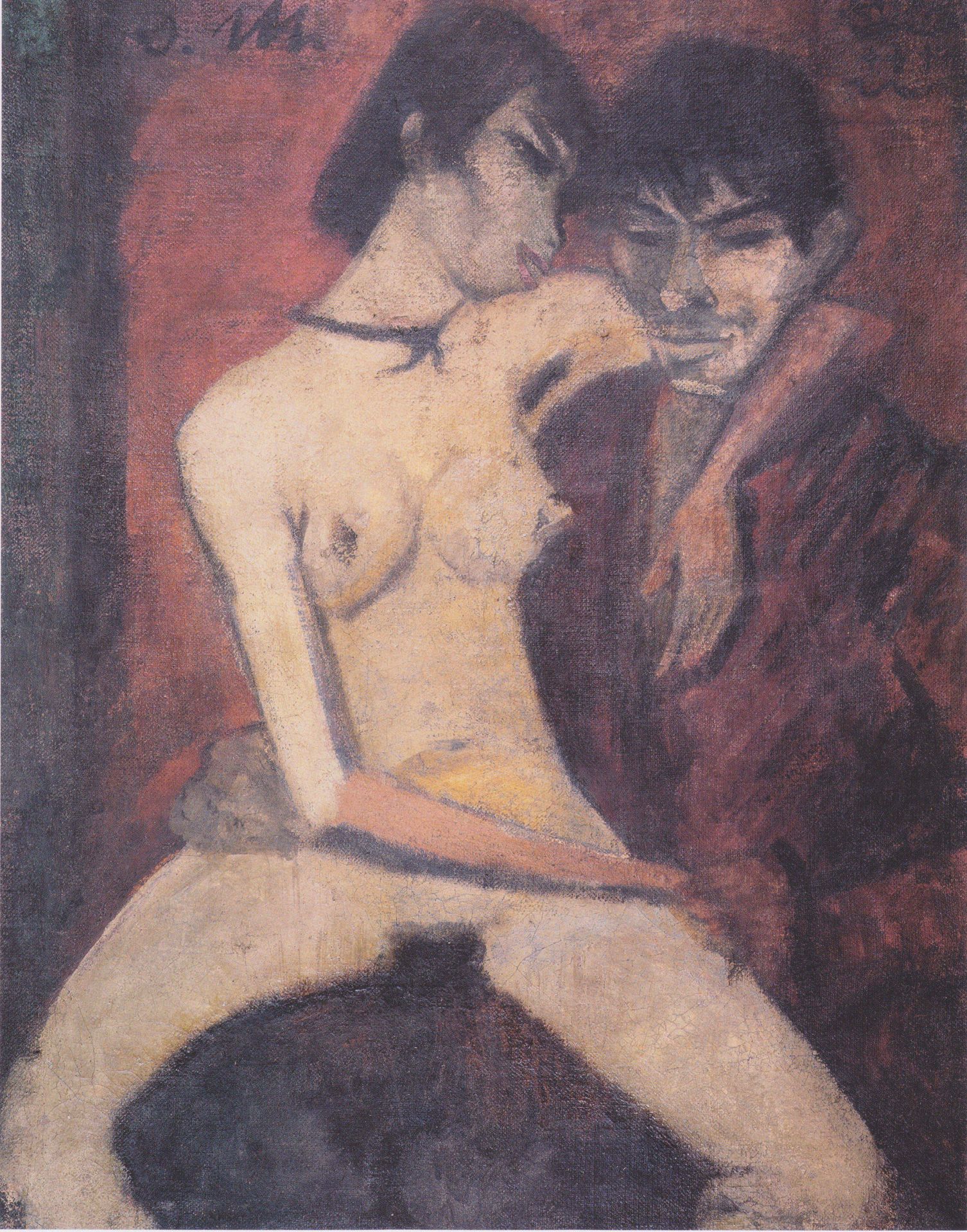 Liebespaar by Otto Mueller