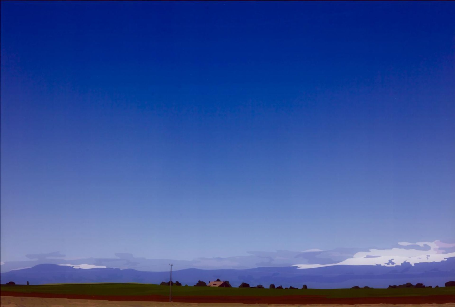 Cowbells Tractor Silence by Julian Opie