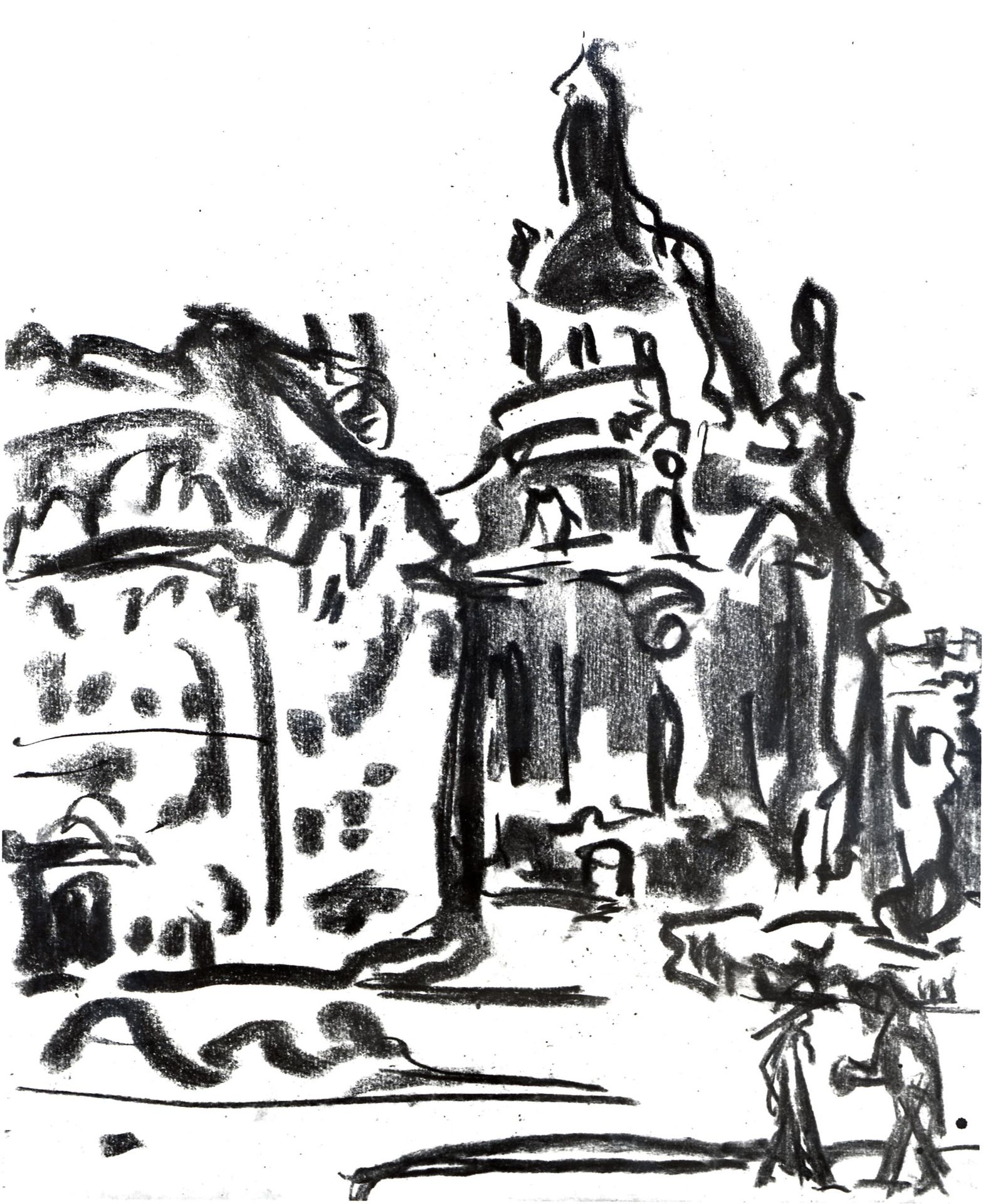 Frauenkirche by Ernst Ludwig Kirchner
