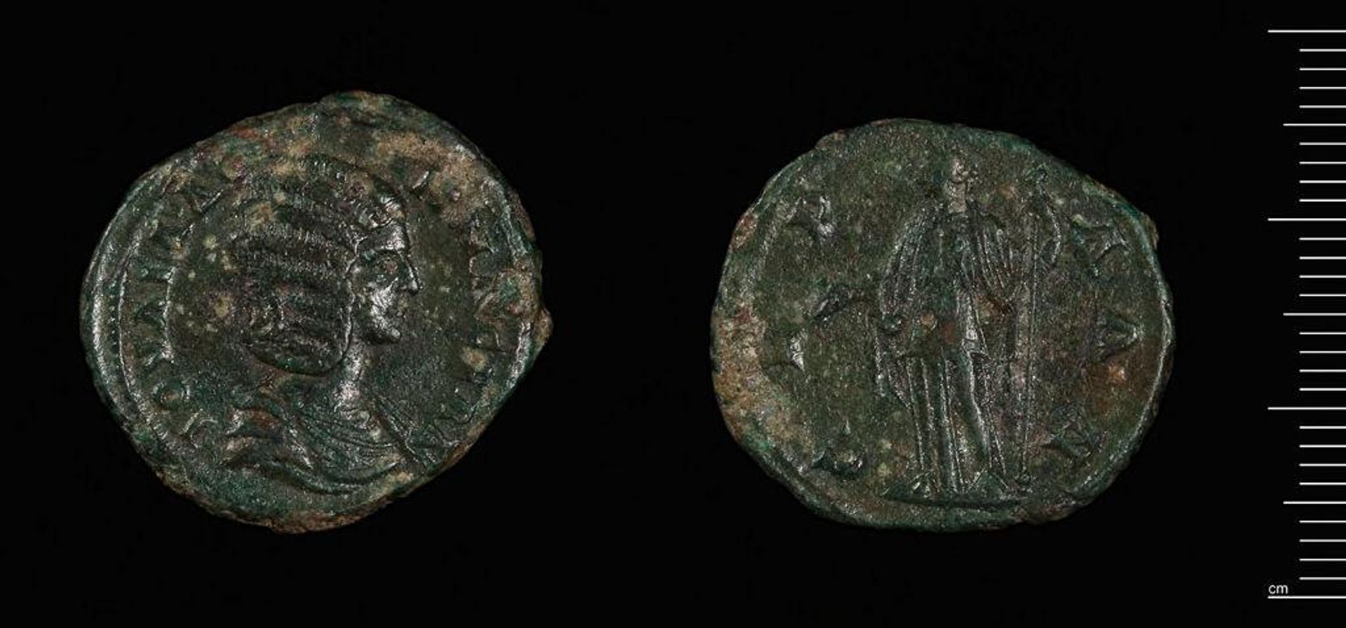 Coin of Serdika under the Empress Julia Domna by Julia Domna, wife of Septimius Severus