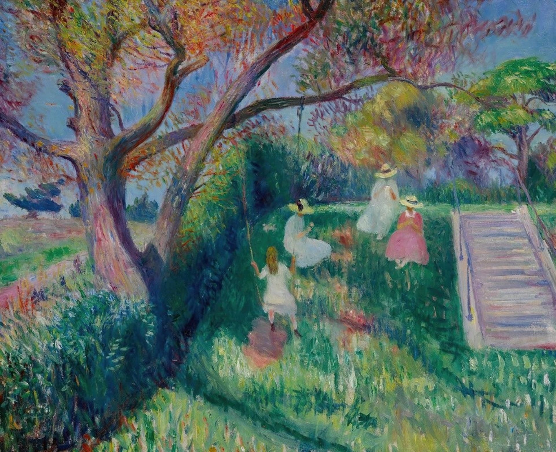 The Swing by William James Glackens