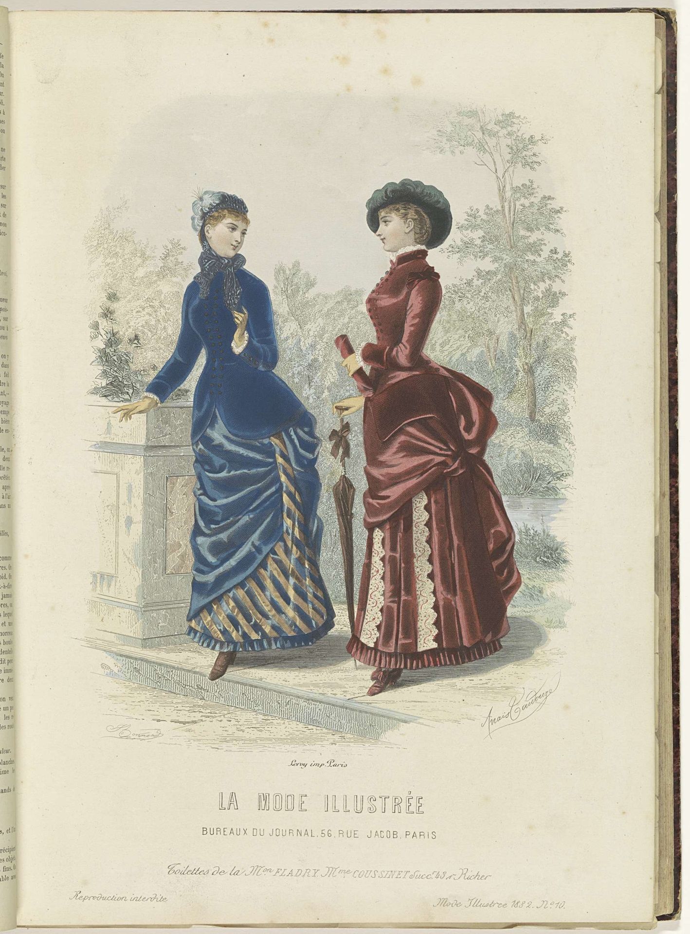 La Mode Illustrée, Journal de la Famille, 1882 by Firmin-Didot & Cie