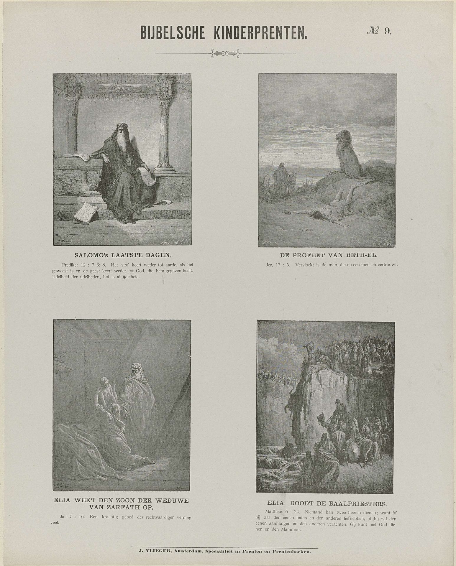 Bijbelsche kinderprenten by Héliodore Joseph Pisan