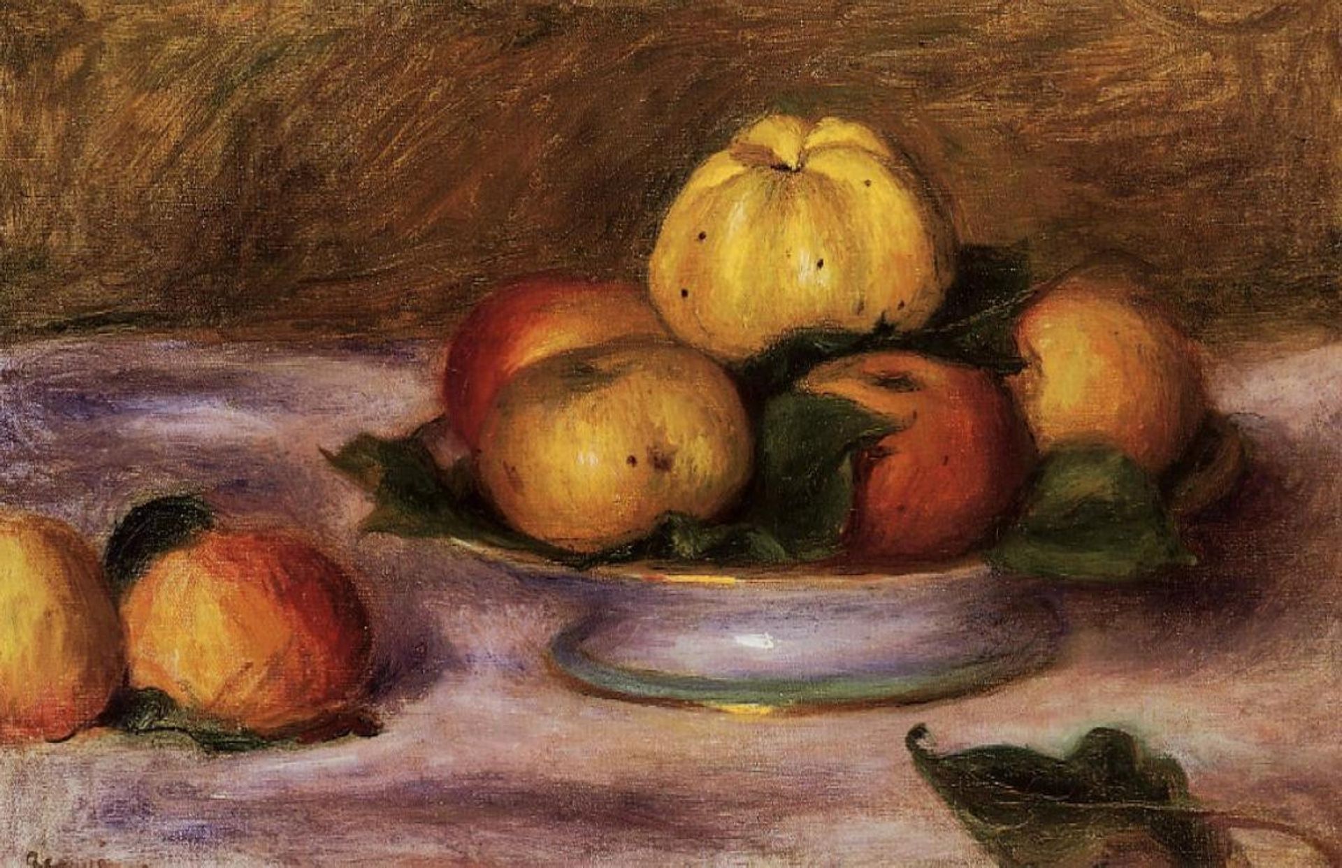 Apples and Manderines by Pierre-Auguste Renoir