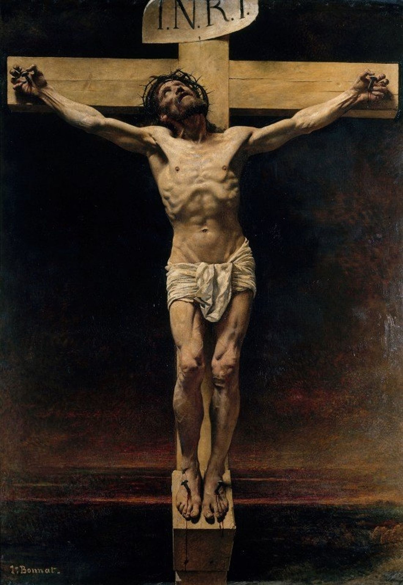 Le Christ en croix by Léon Bonnat