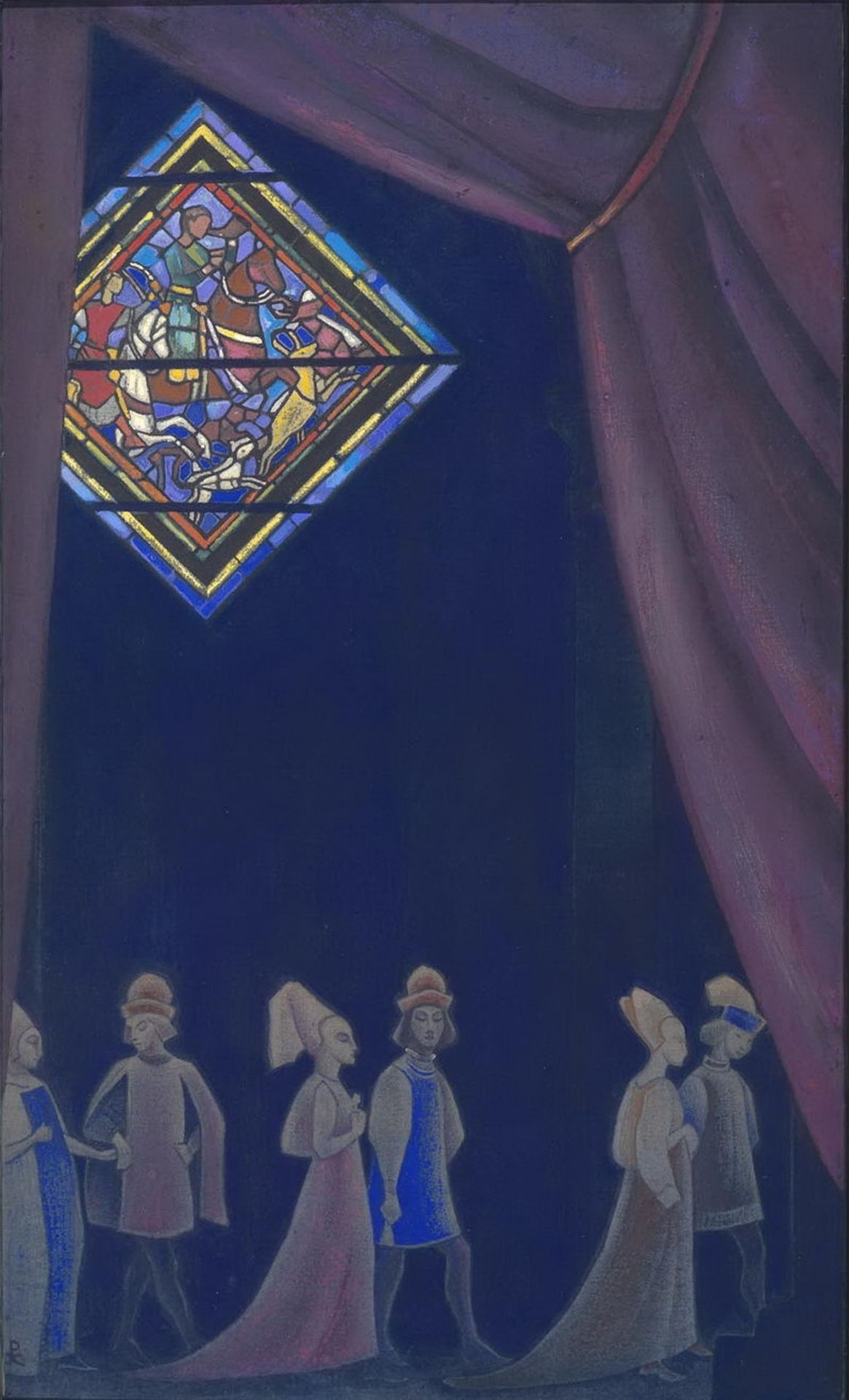 Shadows of the past by Nicholas Roerich