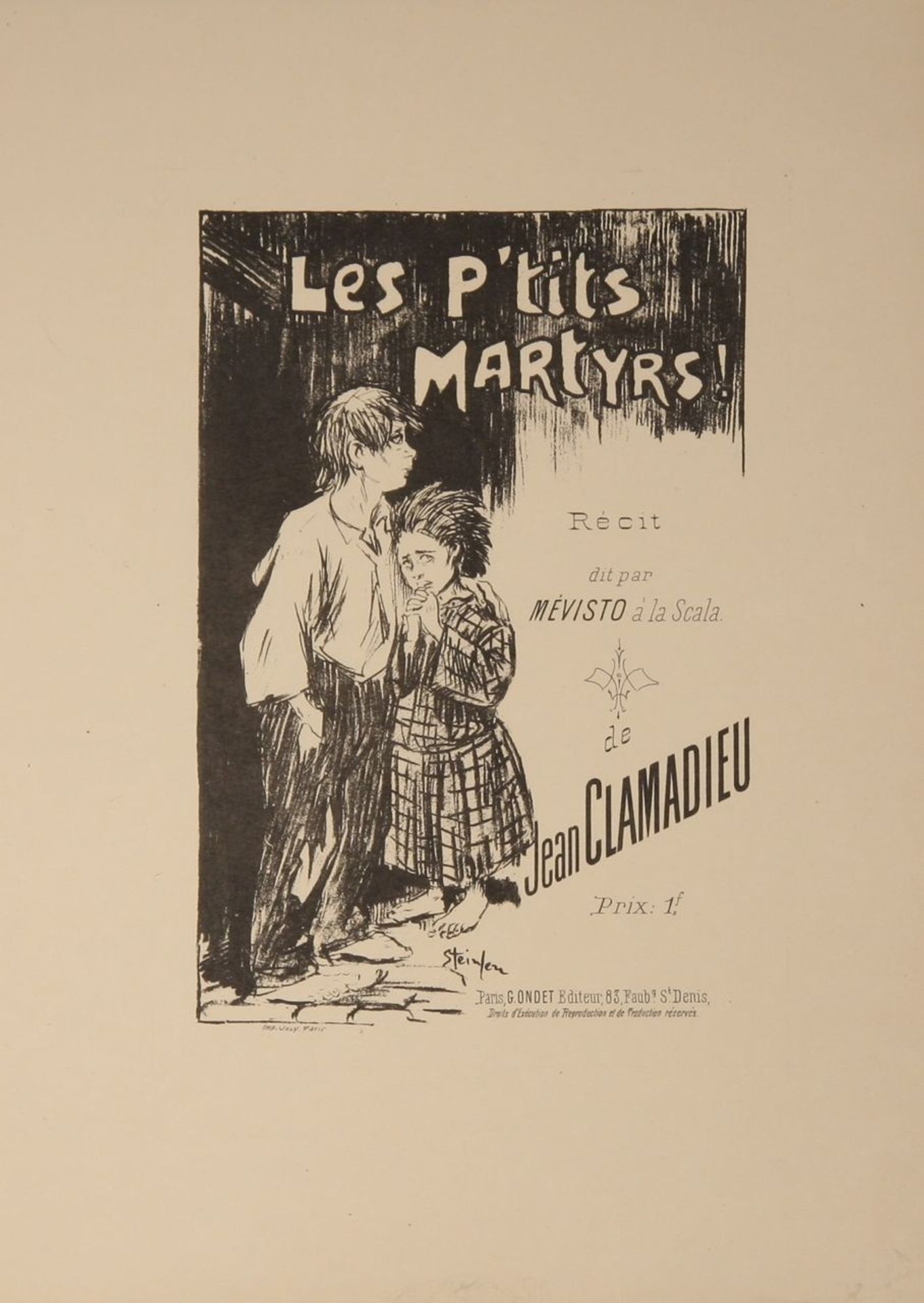 Les P-tits Martyrs by Théophile Alexandre Steinlen
