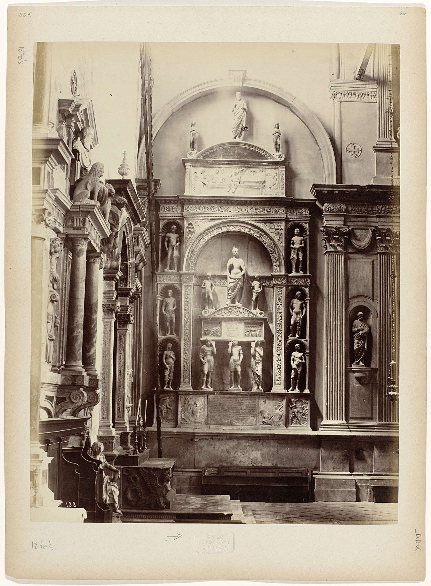 Grafmonument voor Pietro Mocenigo in de Santi Giovanni e Paolo Venetië, Italië by Carlo Naya