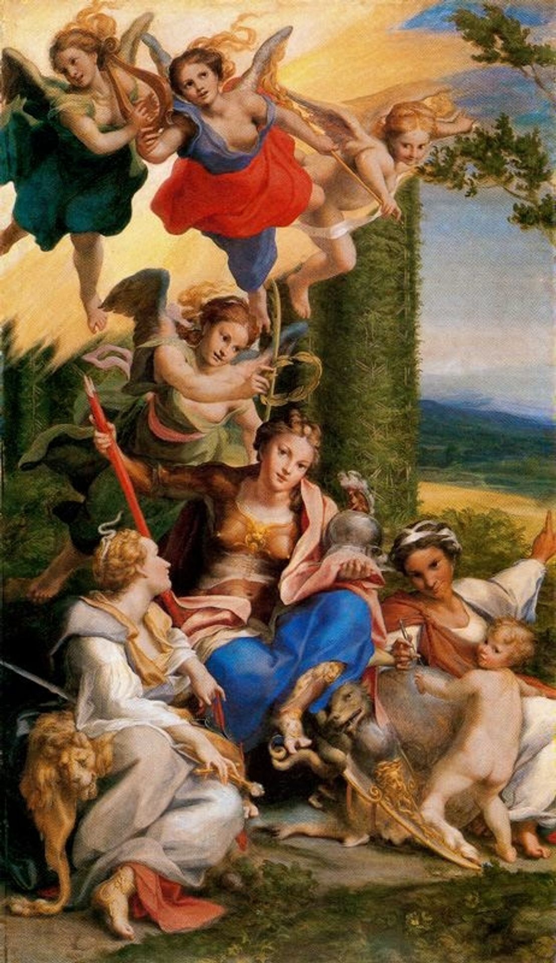 Allegory of the Virtues by Correggio