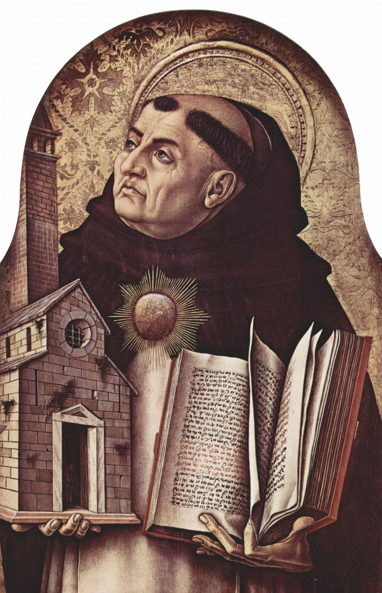 Saint Thomas Aquinas by Carlo Crivelli