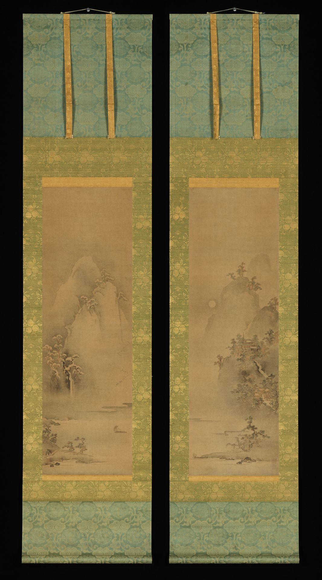Eight Views of Xiao and Xiang by Iwasa Matabei (Iwasa Matabē) 岩佐又兵衛