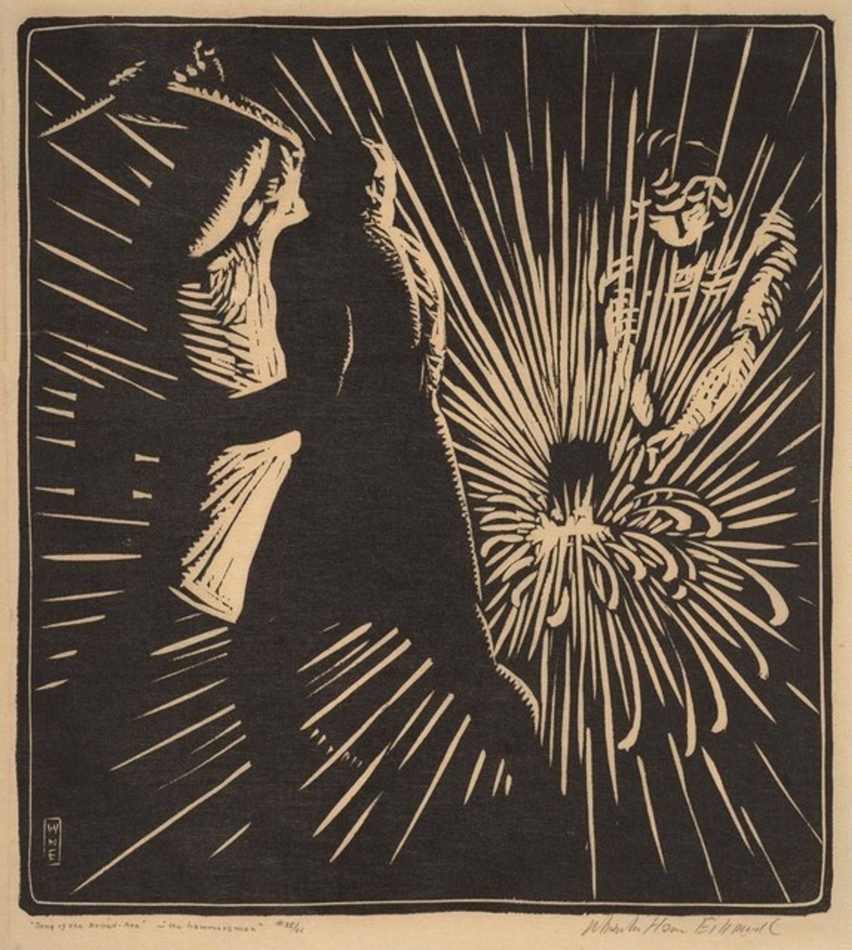 The Hammersmen, from "Song of the Broad Axe" by Wharton Esherick