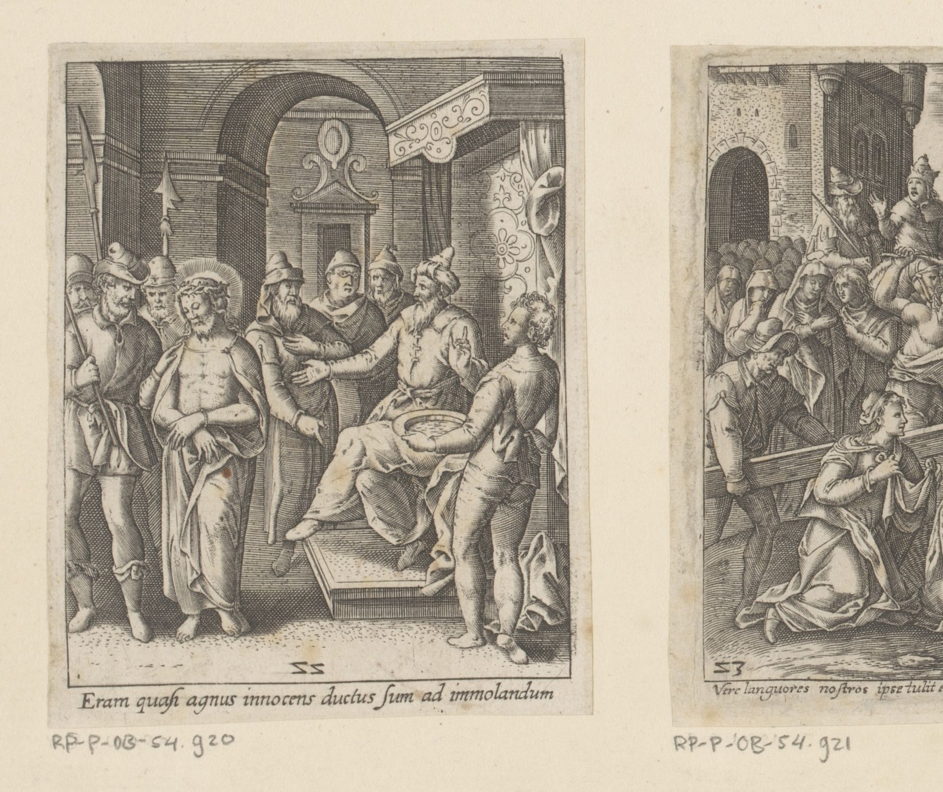 Pilatus wast zijn handen in onschuld by Heinrich Ulrich