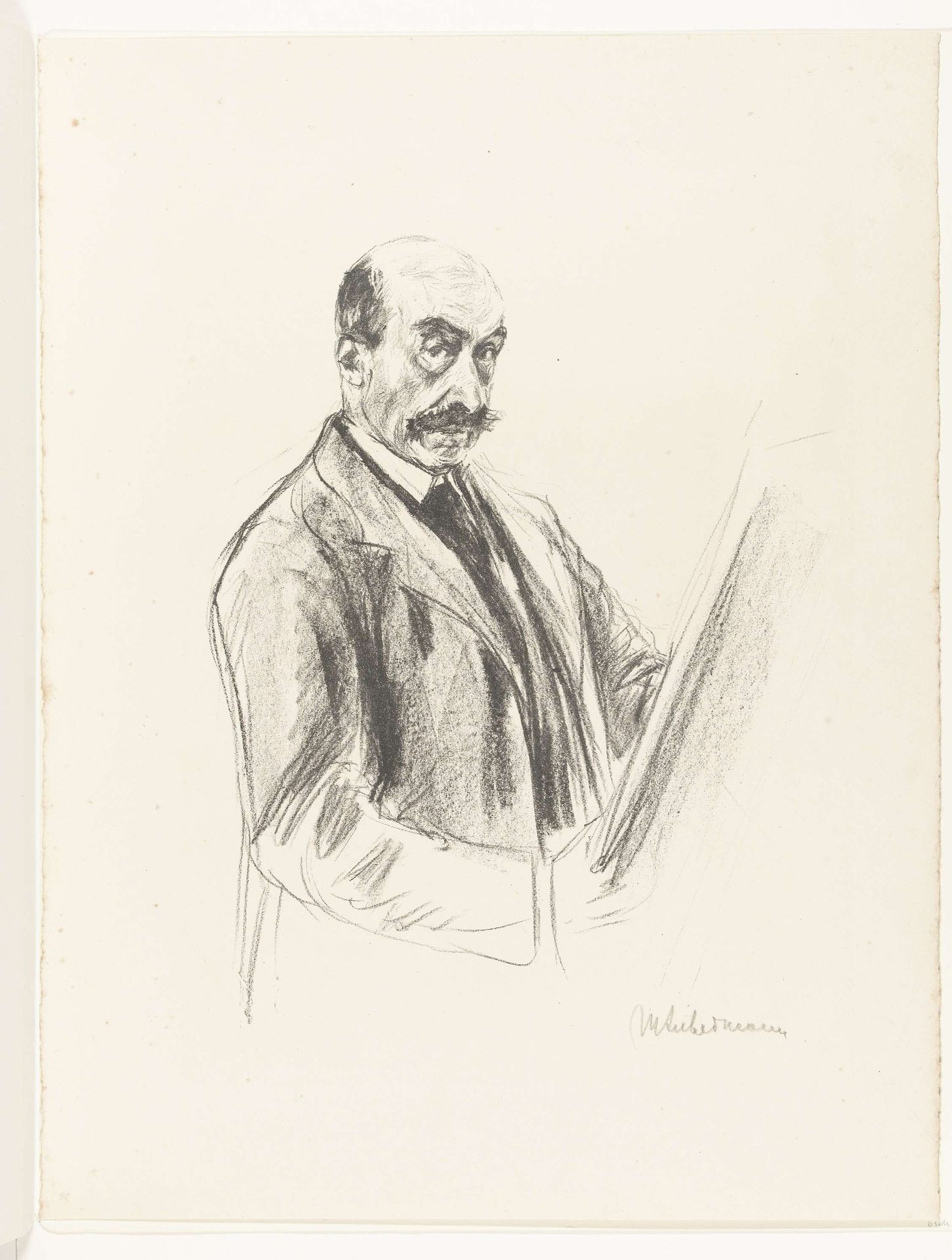 Zelfportret by Max Liebermann