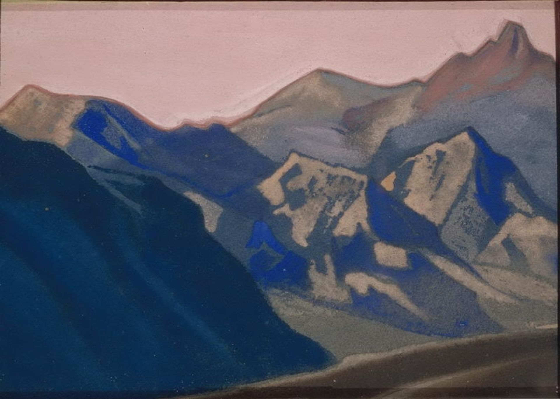 Himalayas. Chain of mountains. by Nicholas Roerich