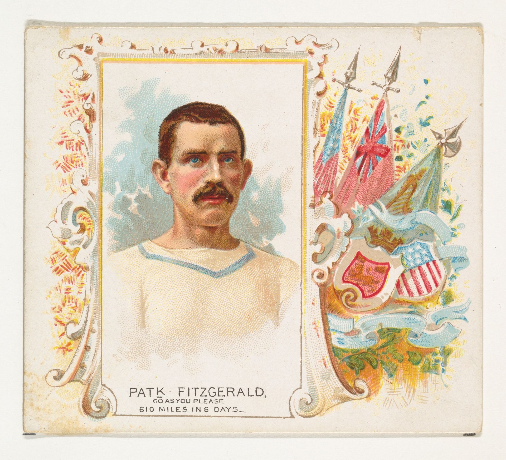 Patrick Fitzgerald, Go As You Please, from World's Champions, Second Series (N43) for Allen & Ginter Cigarettes by Allen & Ginter