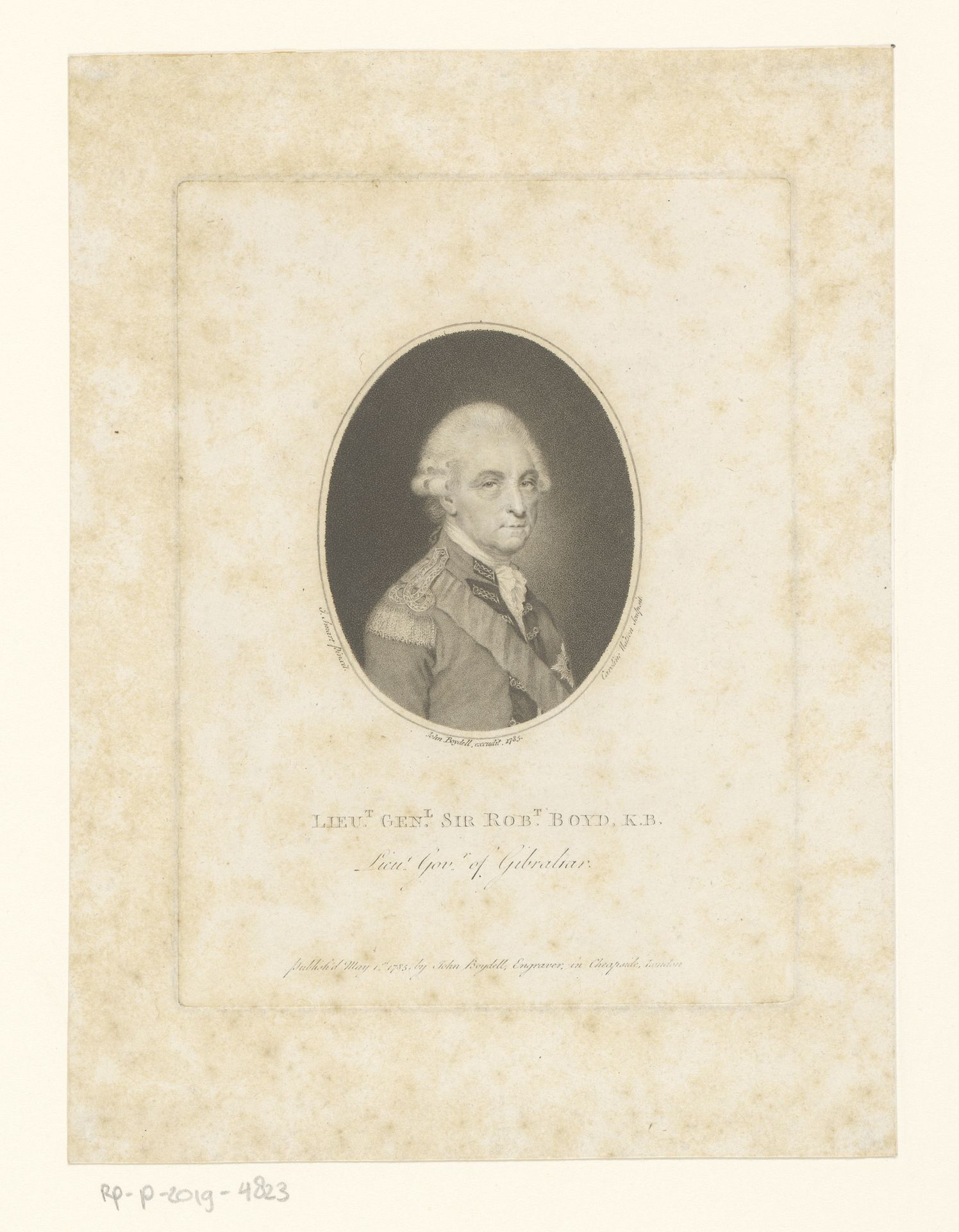 Portret van Robert Boyd by Caroline Watson