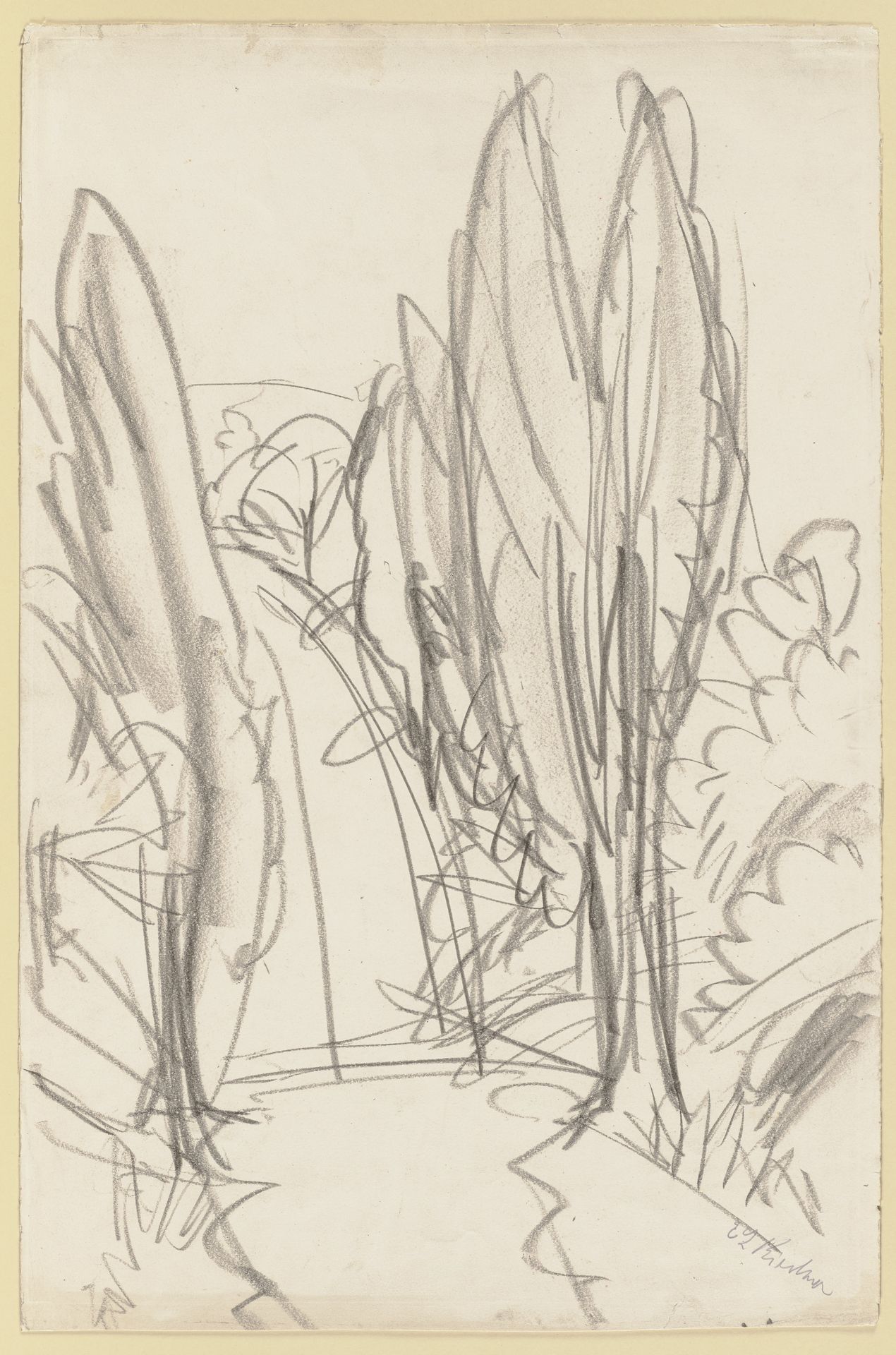 Road in the Taunus by Ernst Ludwig Kirchner