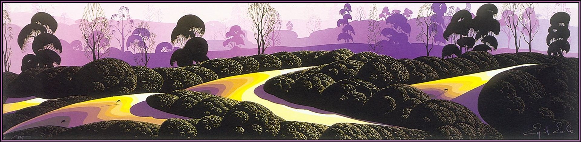 Purple Pastures by Eyvind Earle