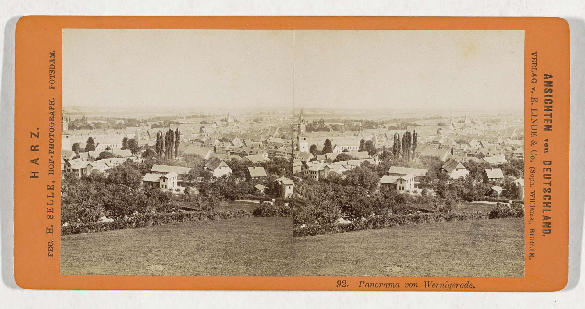 Gezicht op Wernigerode by Hermann Selle