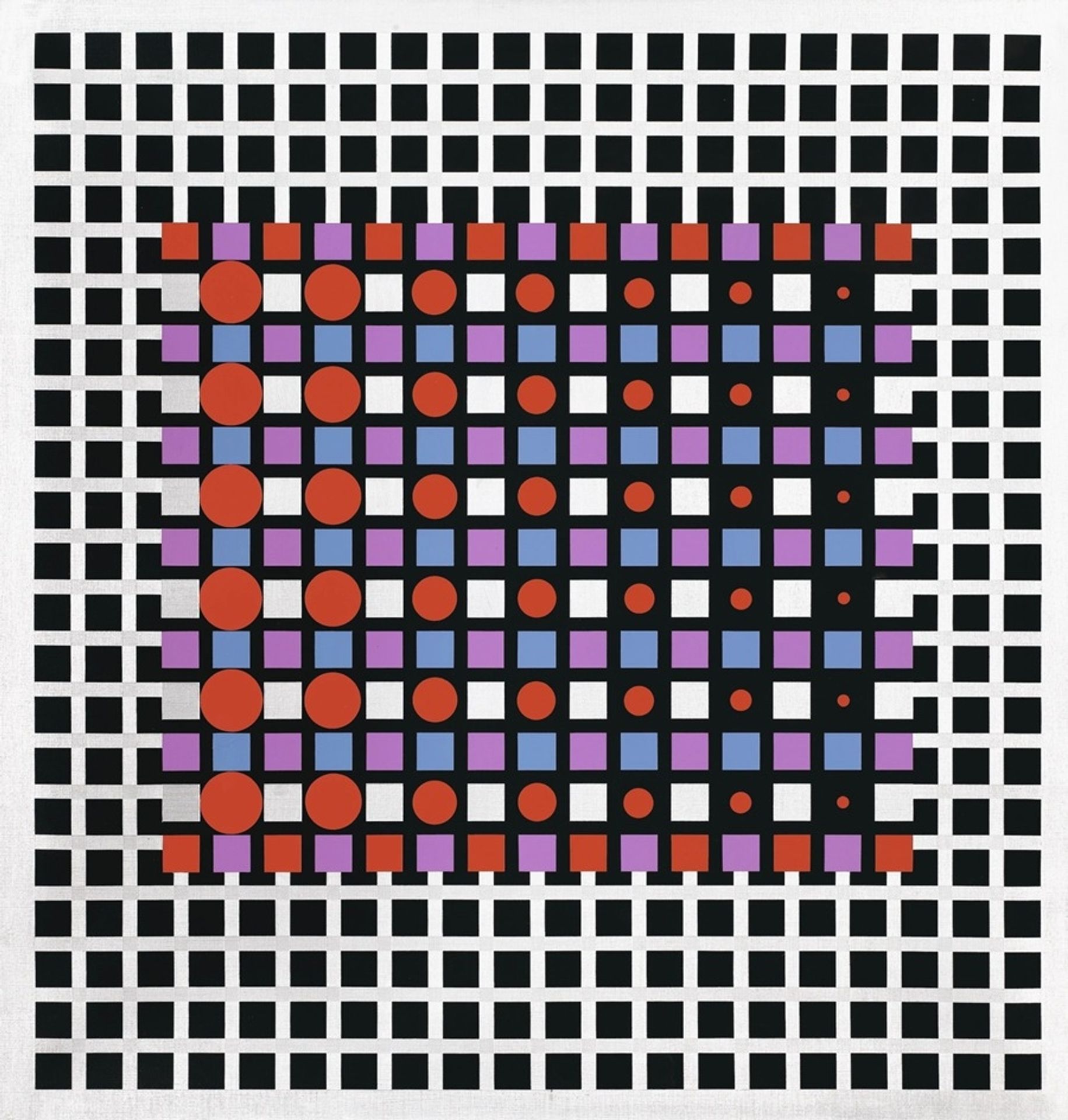 Zilver by Victor Vasarely