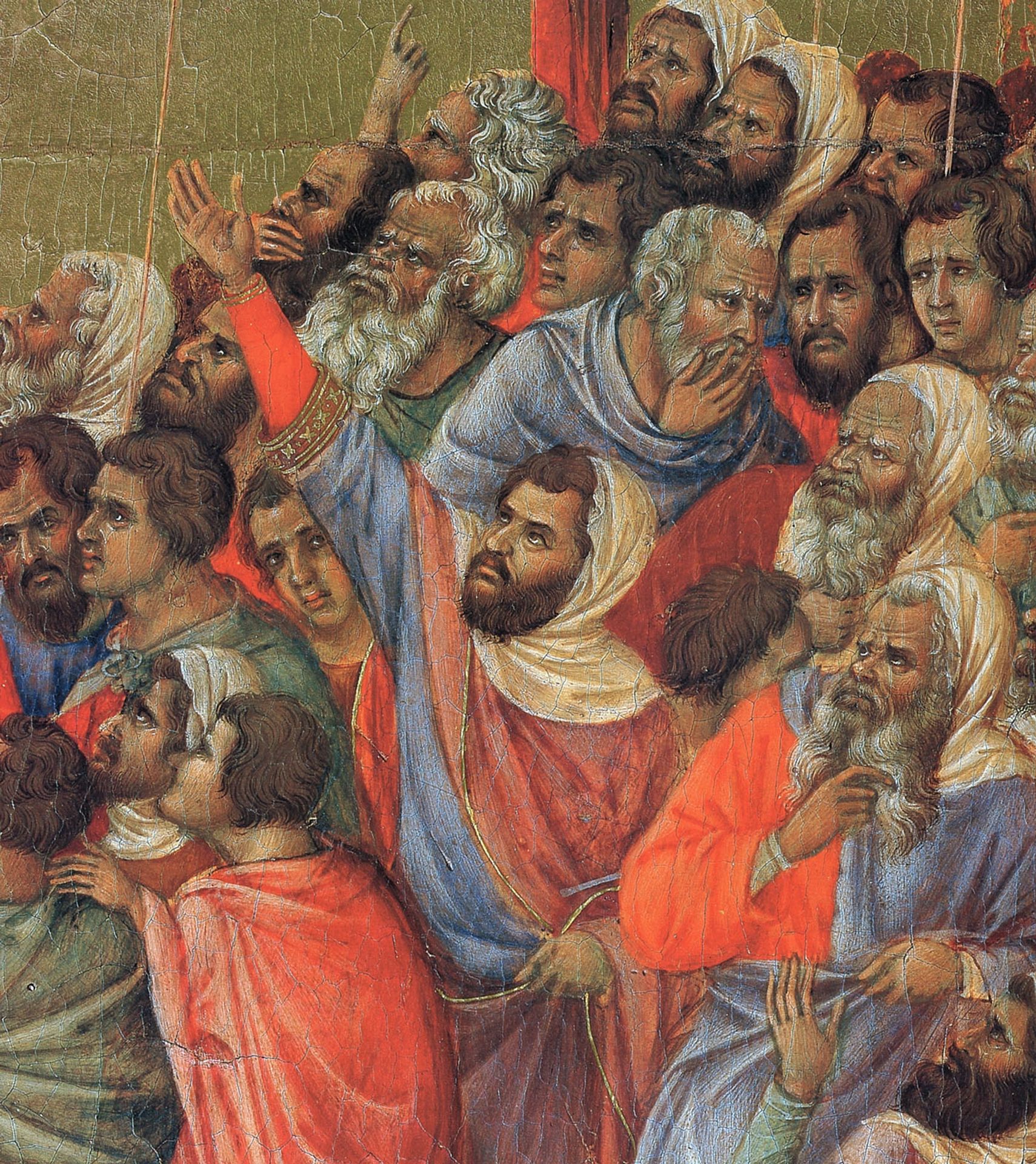 Crucifixion (Fragment) by Duccio