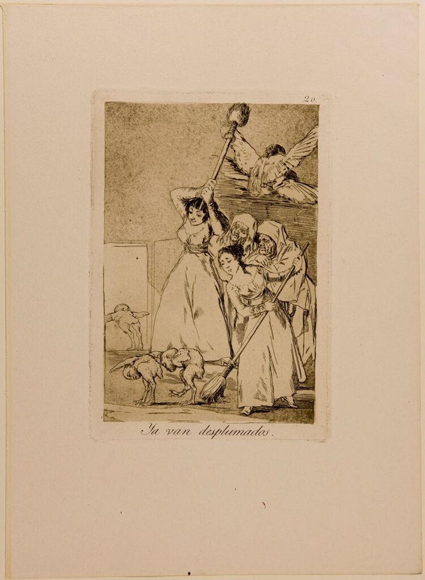 There Go the Plucked Ones by Francisco JosÃ© de Goya y Lucientes