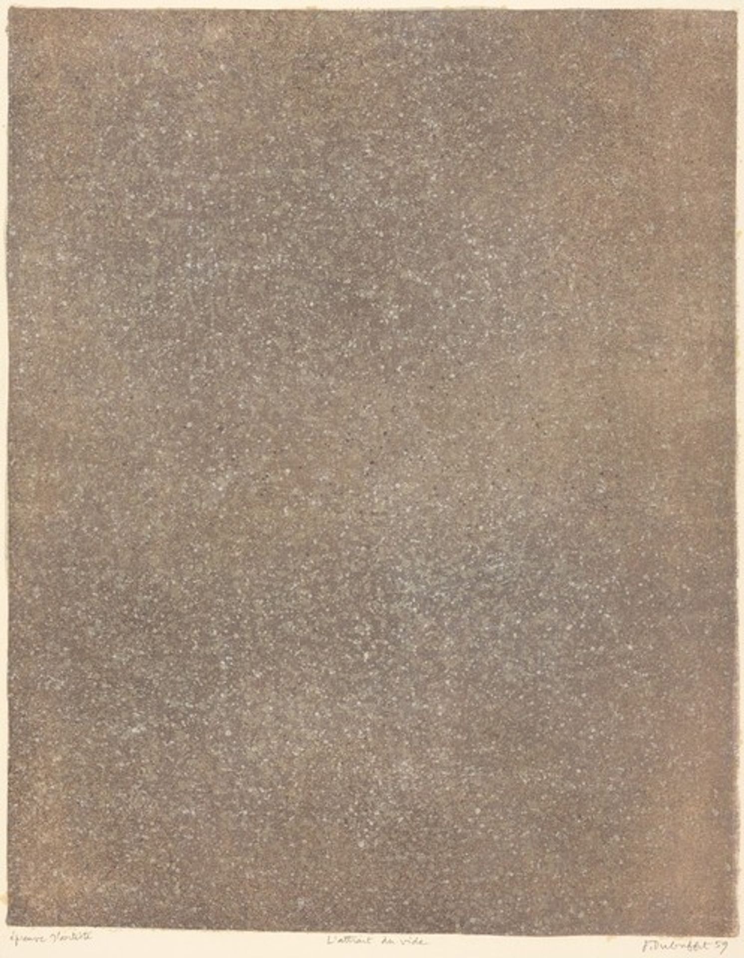 L'attrait du vide by Jean Dubuffet