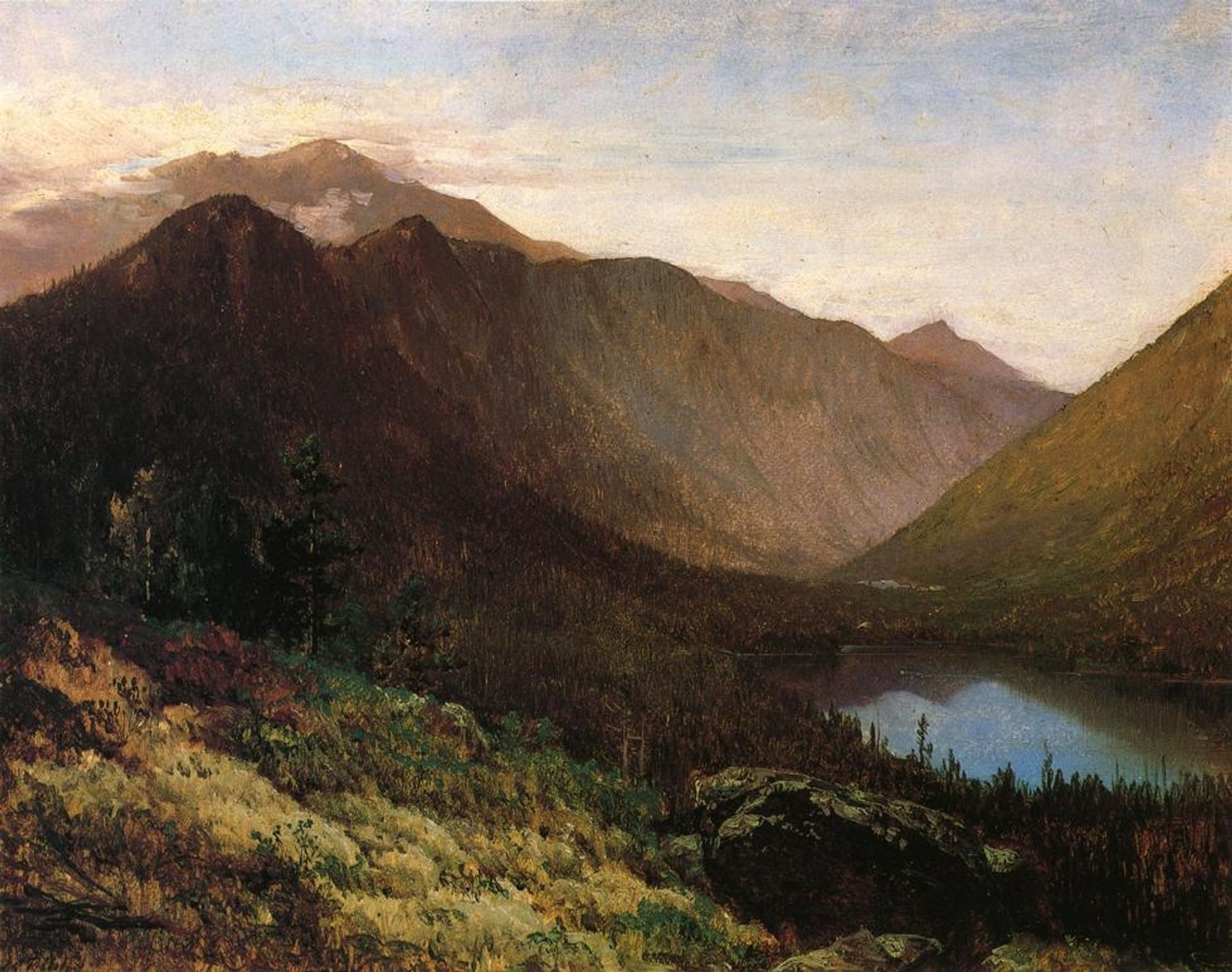 Mount Lafayette, Franconia Notch, New Hampshire by Thomas Hill