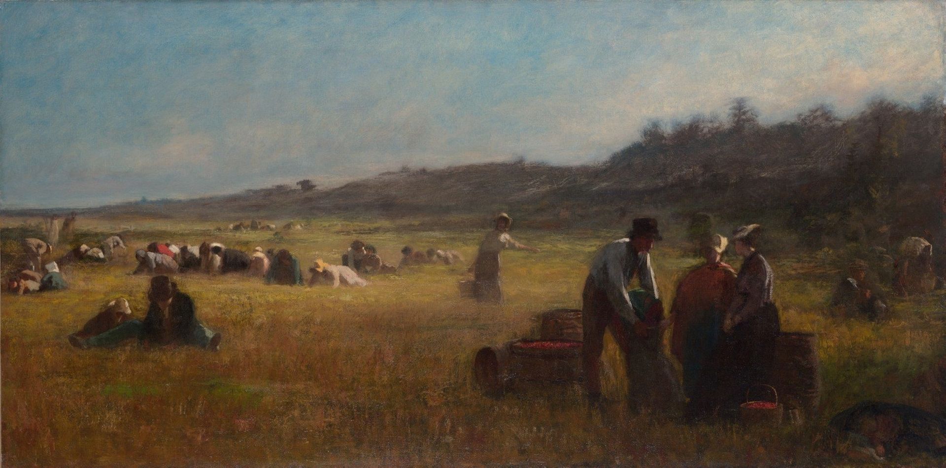 Cranberry Pickers by Eastman Johnson