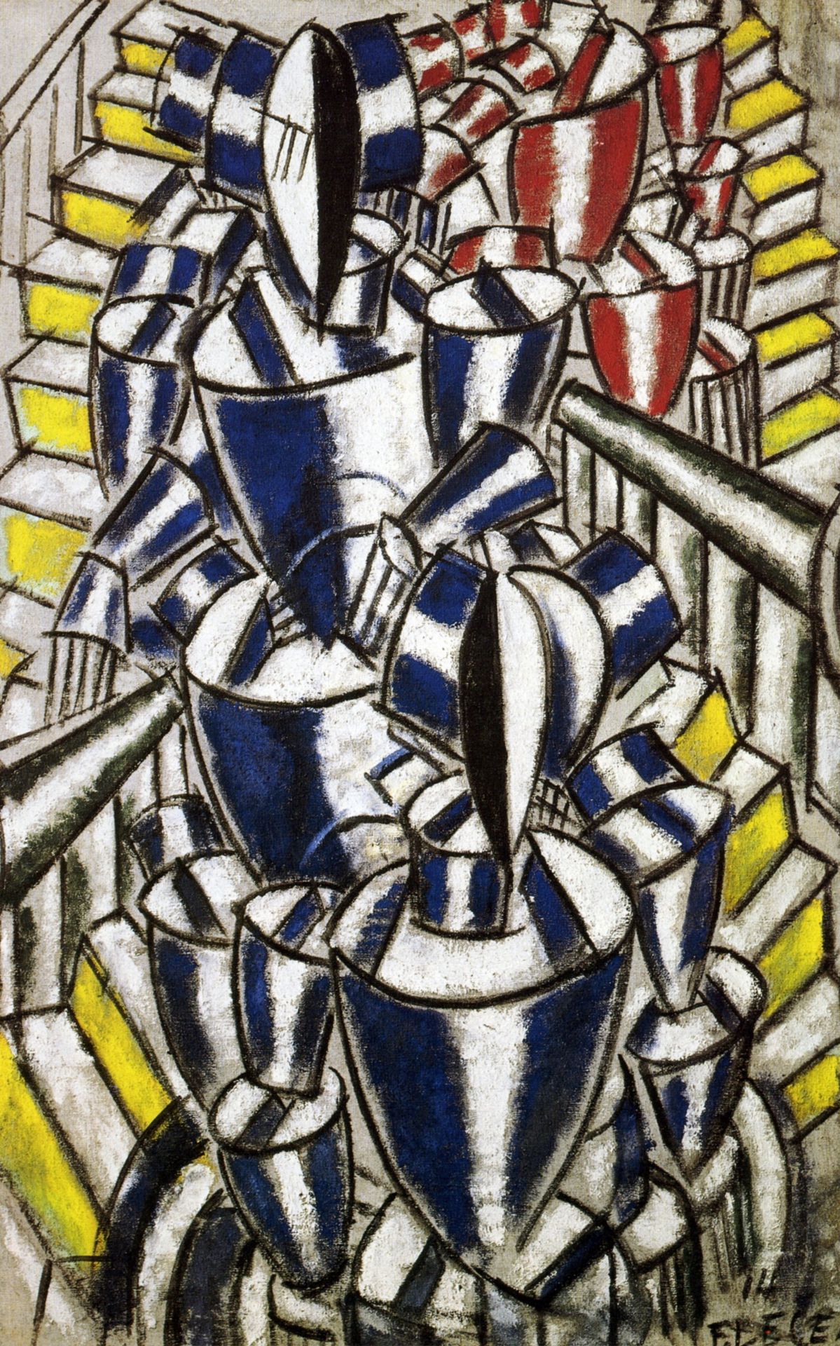 The Staircase by Fernand Léger