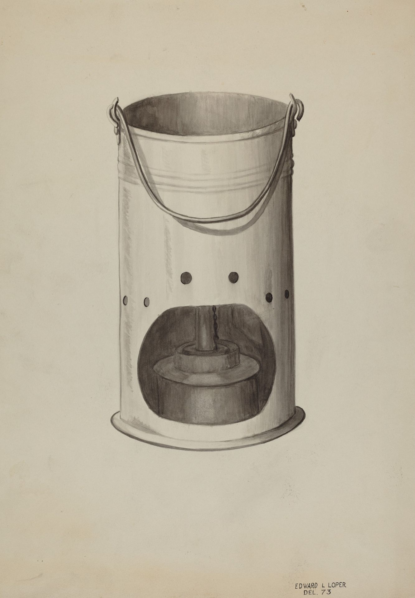 Metal Lantern by Edward L. Loper