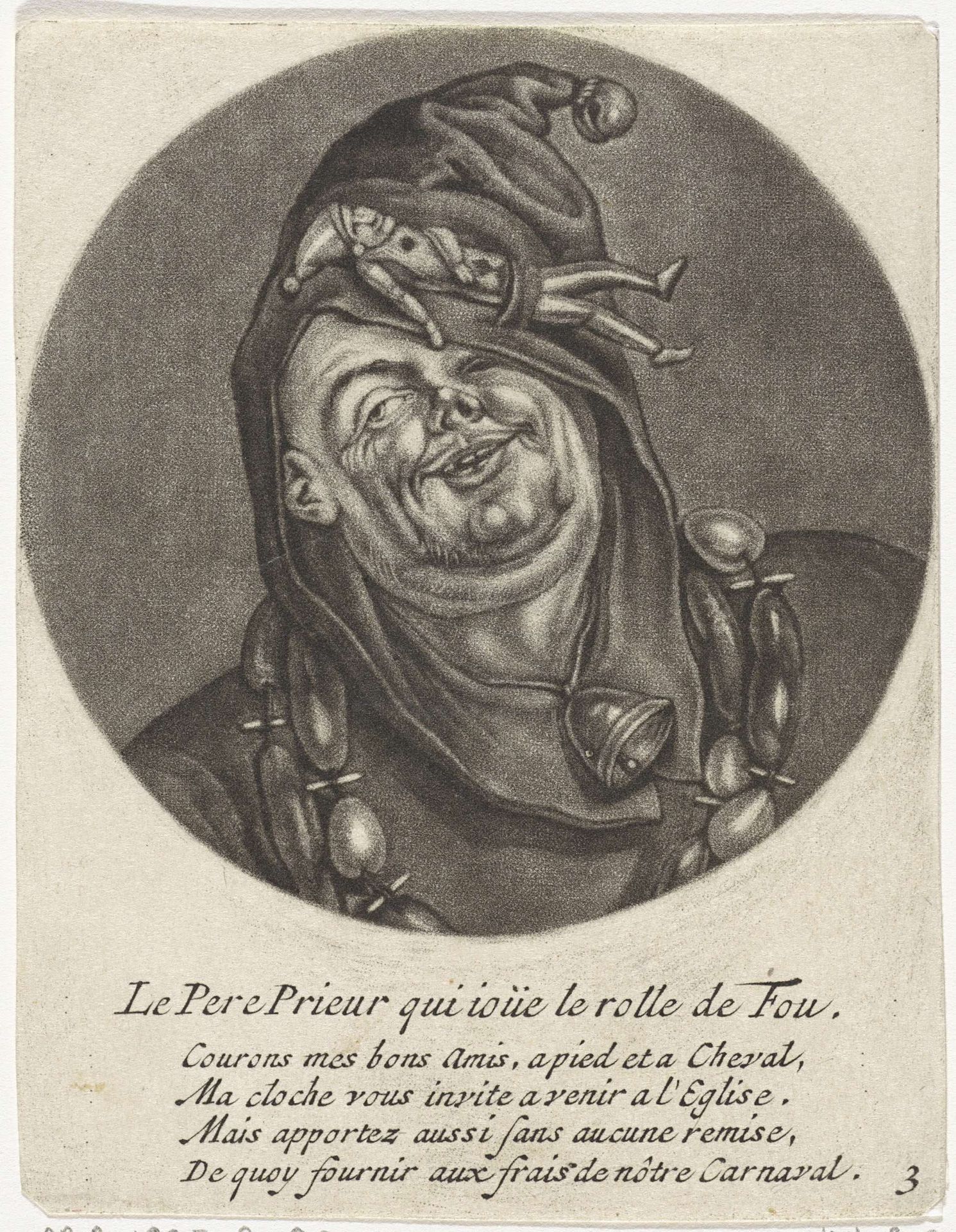 Monnik als nar by Jacob Gole