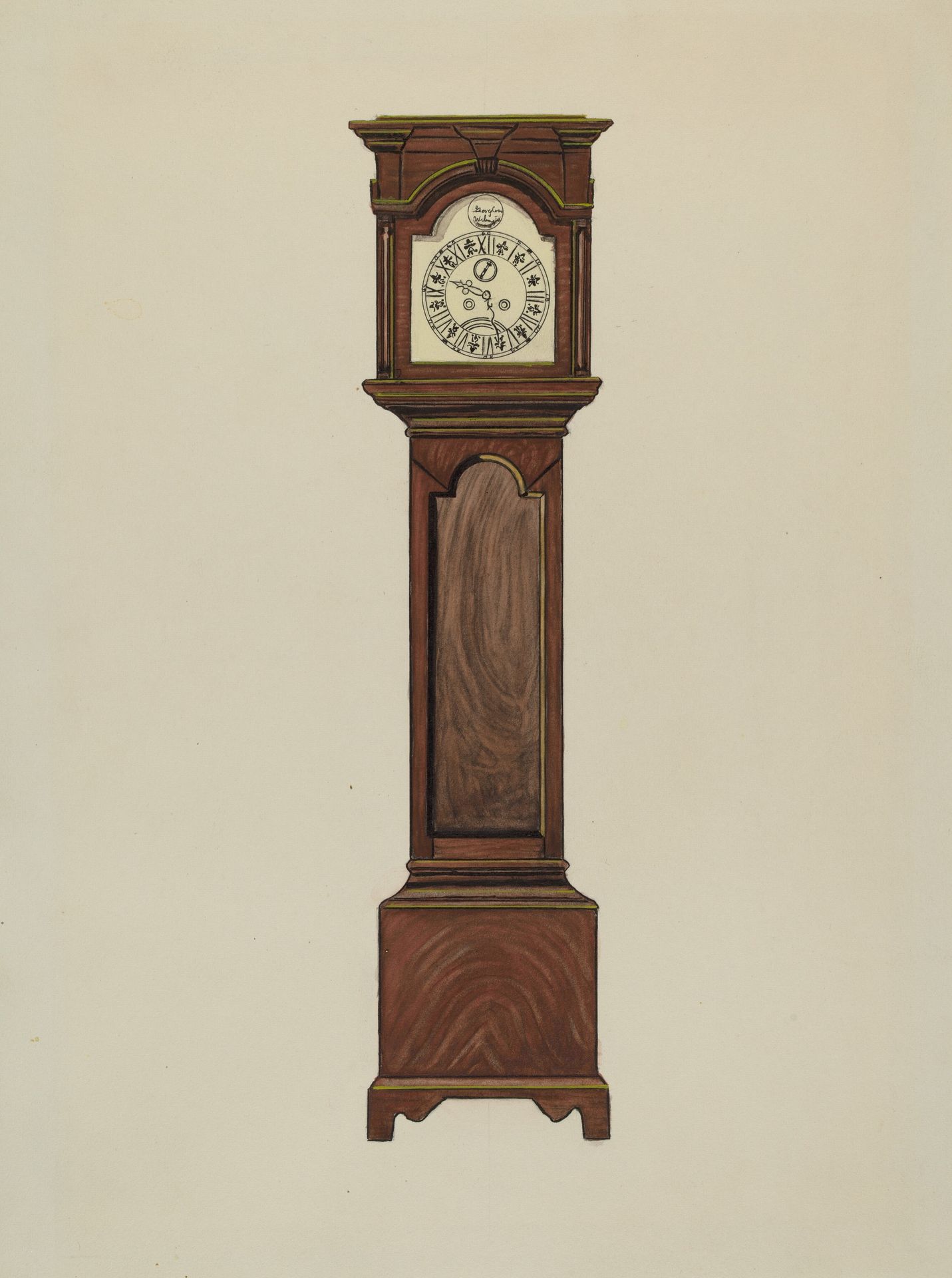 Grandfather Clock by Ernest A. Towers, Jr.