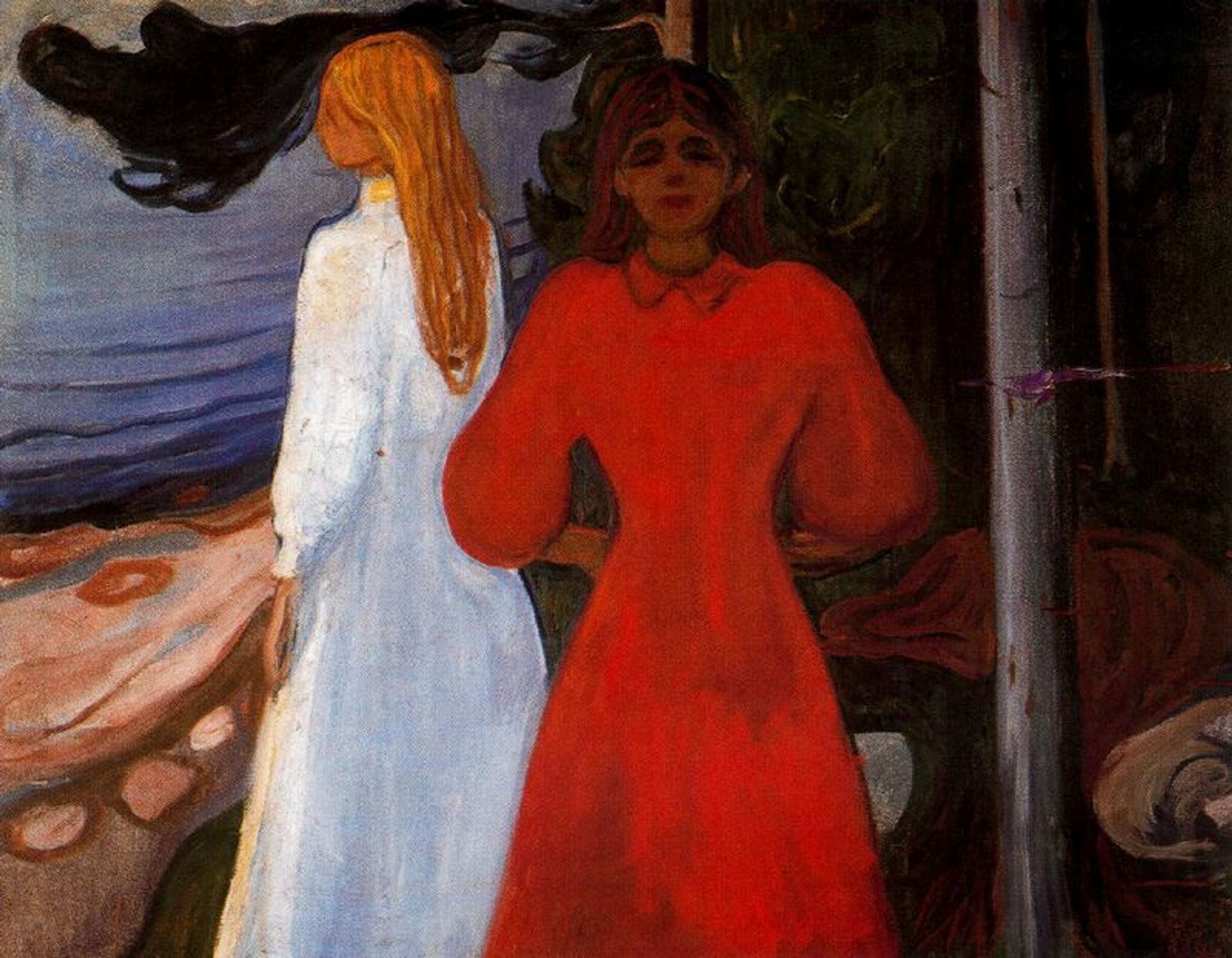 Red and White by Edvard Munch